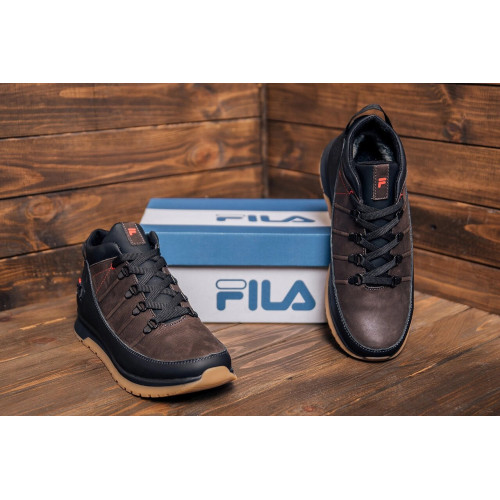 Зимові кросівки чоловічі шкіряні Fila