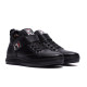 Кросівки зимові чоловічі шкіряні чорні FILA Black