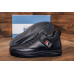 Кросівки зимові чоловічі шкіряні чорні FILA Black