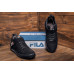 Зимові кросівки чоловічі шкіряні FILA Black