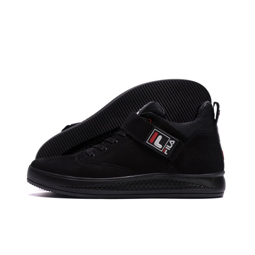 Зимові кросівки чоловічі шкіряні FILA Black