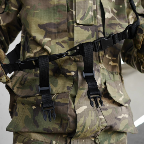 Ремінь збройовий 2-точковий Dark Multicam для АК, РПК