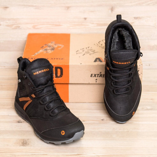Чоловічі зимові шкіряні черевики спортивні MERRELL