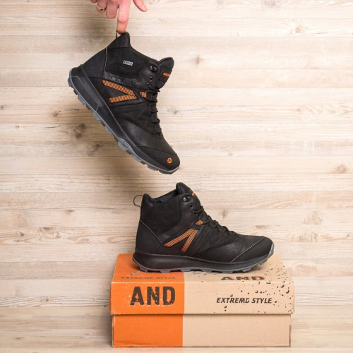 Чоловічі зимові шкіряні черевики спортивні MERRELL