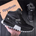 Чоловічі зимові кросівки чорні шкіряні Reebok