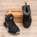 Чоловічі зимові кросівки чорні шкіряні Reebok