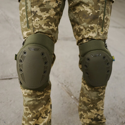 Наколінники тактичні захисні хакі