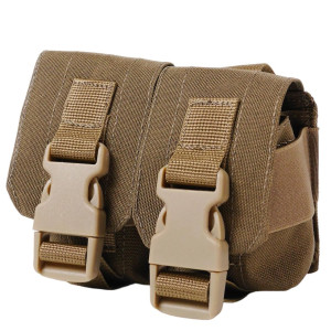 Тактический подсумок под 2 гранаты GU Double Mag Pouch Coyote
