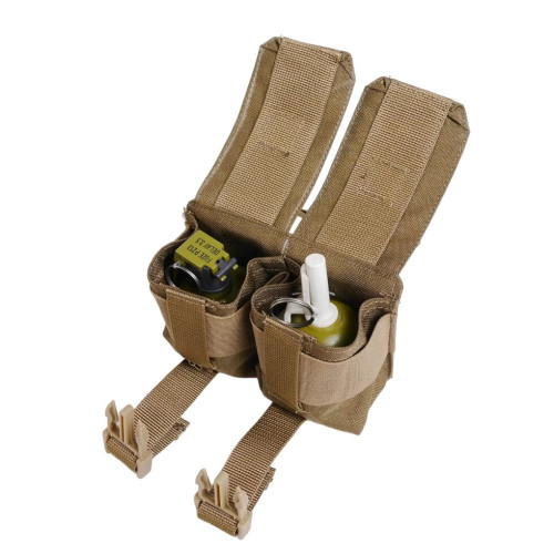 Тактичний підсумок під 2 гранати GU Double Mag Pouch Coyote