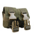 Тактичний підсумок під 2 гранати GU Double Mag Pouch Khaki