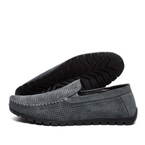 Мужские кожаные мокасины Legges Graphite