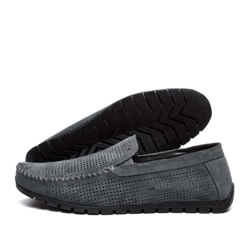 Мужские кожаные мокасины Legges Graphite