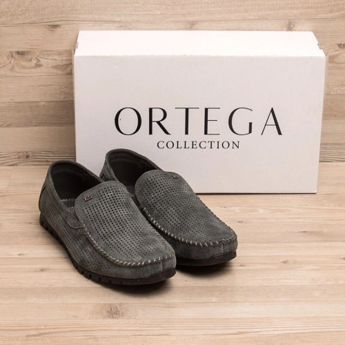 Мужские кожаные мокасины Legges Graphite