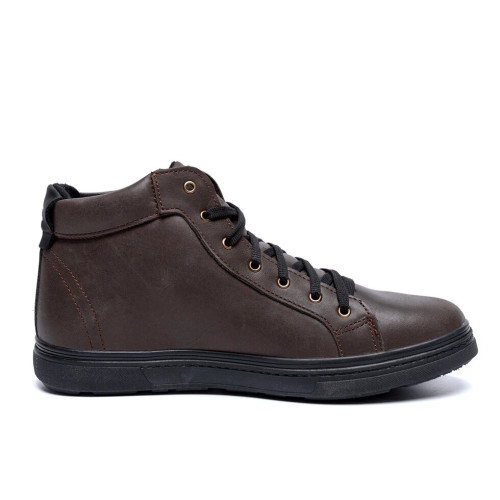 Чоловічі зимові шкіряні кросівки Levis Brown