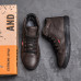 Чоловічі зимові шкіряні кросівки Levis Brown