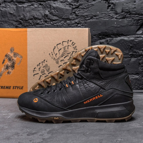 Кросівки чоловічі зимові чорні MERRELL