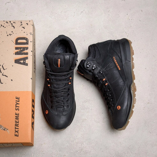 Кросівки чоловічі зимові чорні MERRELL