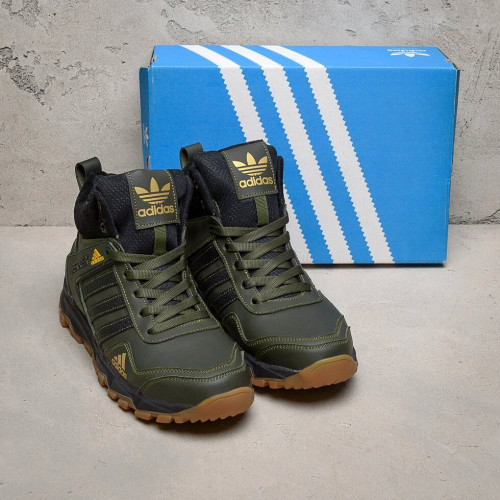 Зимові чоловічі кросівки шкіряні Adidas
