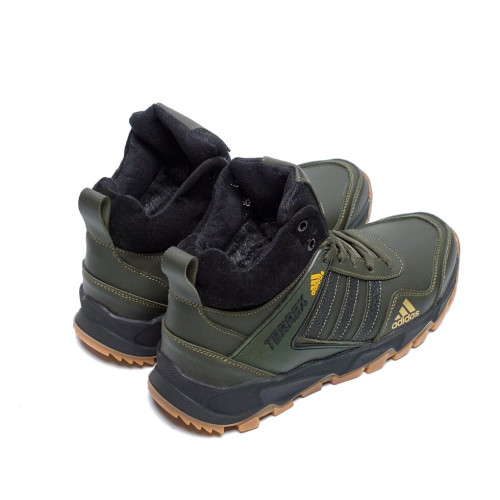 Зимові чоловічі кросівки шкіряні Adidas