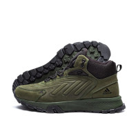 Зимові кросівки чоловічі зелені Adidas