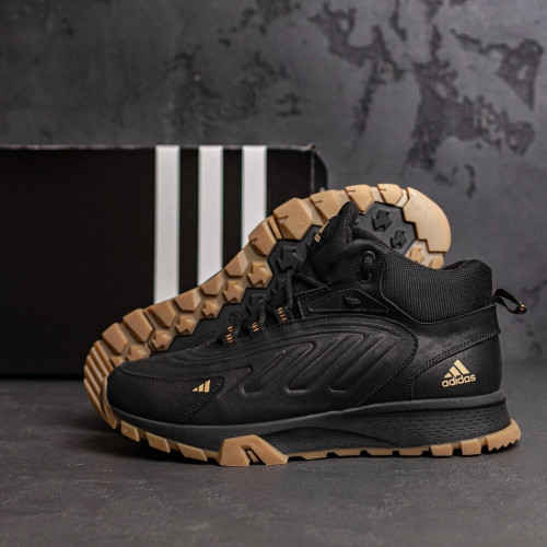 Зимові кросівки чоловічі чорні Adidas