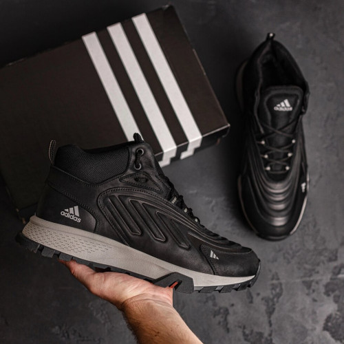 Зимові шкіряні чоловічі кросівки Adidas