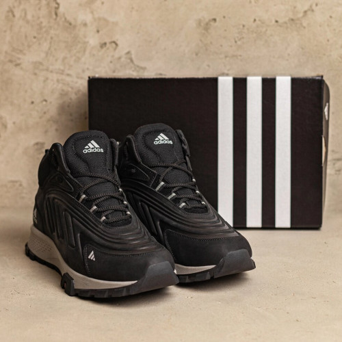 Зимові шкіряні чоловічі кросівки Adidas