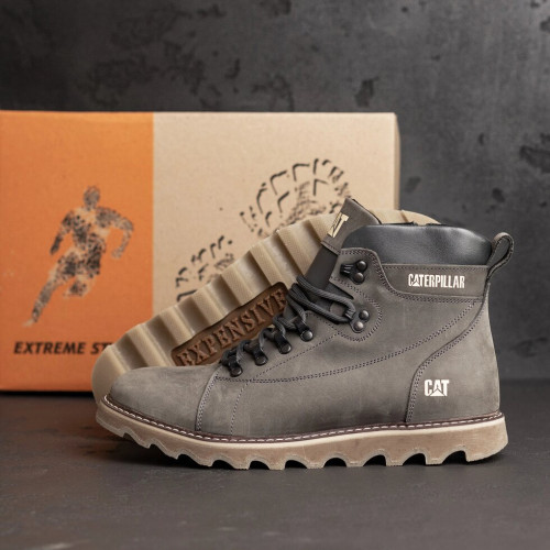 Чоловічі зимові шкіряні черевики CAT Expensive