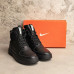 Мужские зимние кожаные ботинки NIKE Black