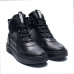 Мужские зимние кожаные ботинки NIKE Black