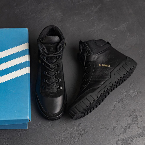 Чоловічі зимові шкіряні черевики Adidas Leather