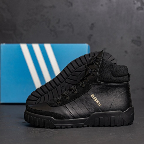 Чоловічі зимові шкіряні черевики Adidas Leather