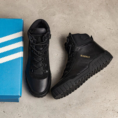 Чоловічі зимові шкіряні черевики Adidas Leather