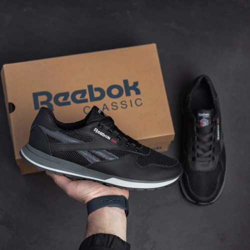 Чоловічі кросівки сітка Reebok black