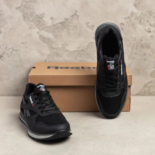 Чоловічі кросівки сітка Reebok black