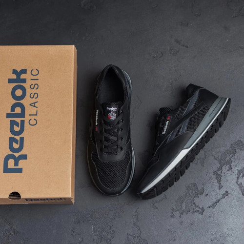 Чоловічі кросівки сітка Reebok black