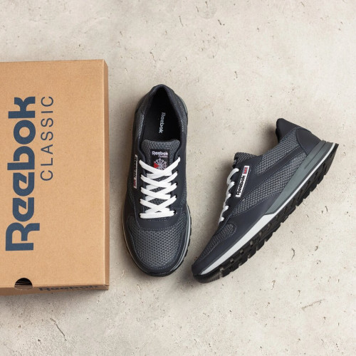 Чоловічі кросівки сітка Reebok grey