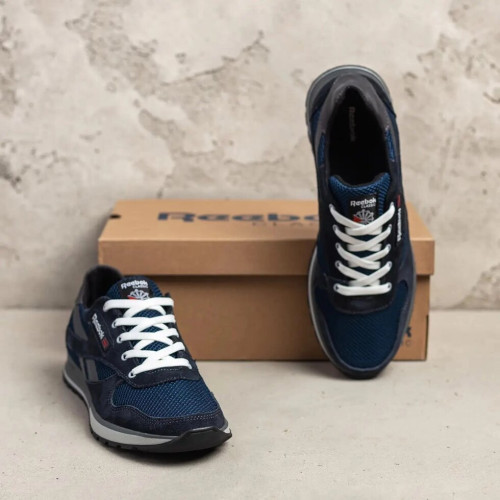Чоловічі кросівки сітка Reebok blue