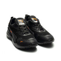 Кроссовки мужские кожаные Puma Вlack orange
