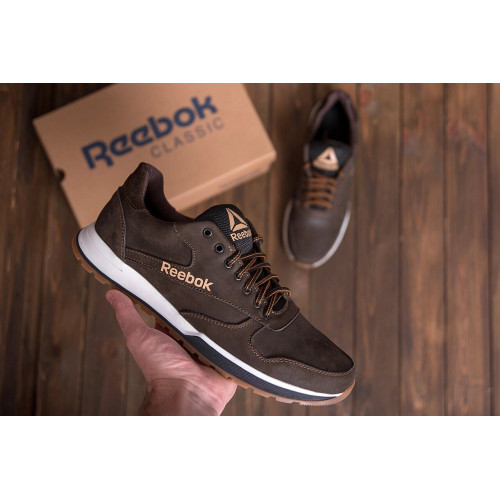 Чоловічі кросівки коричневі REEBOK Чоловічі кросівки коричневі REEBOK