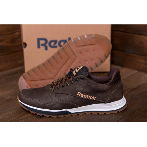 Чоловічі кросівки коричневі REEBOK Чоловічі кросівки коричневі REEBOK