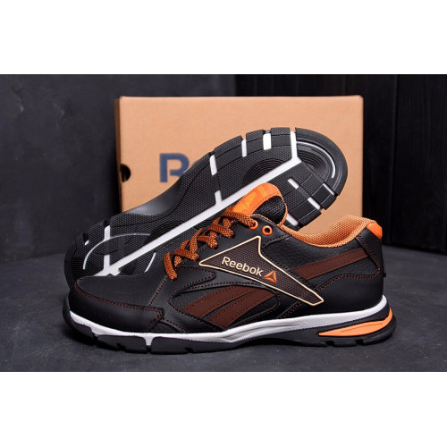 Кожаные кроссовки мужские Reebok Brown