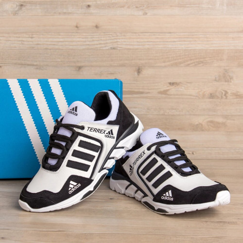 Білі шкіряні чоловічі кросівки Adidas