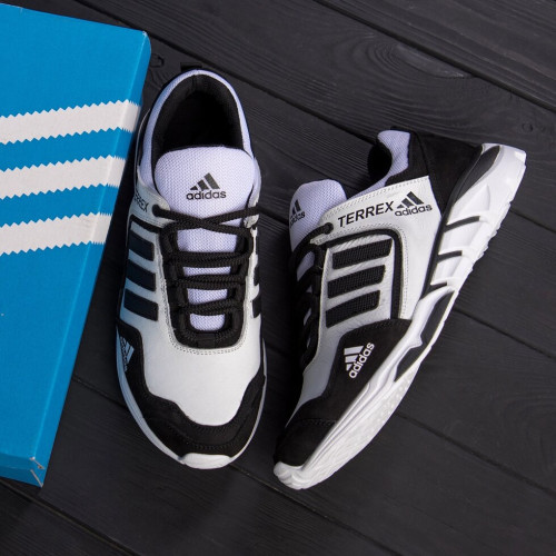 Білі шкіряні чоловічі кросівки Adidas