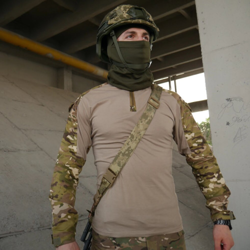 Ремінь трьох точковий збройовий для АК, РПК піксель