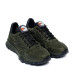 Мужские кожаные кроссовки зеленые Reebok