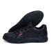 Кожаные кеды мужские черные Lv Black