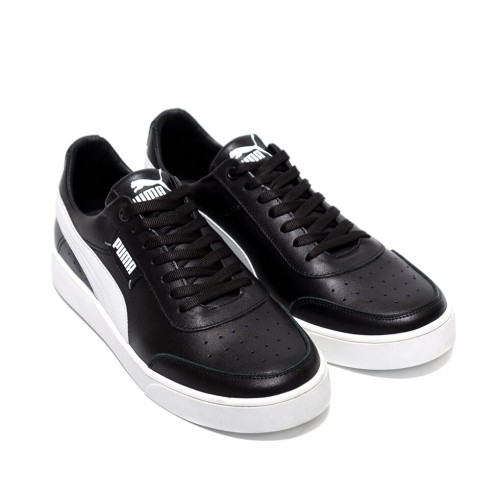 Кеды мужские кожаные черные Puma SCUDERIA