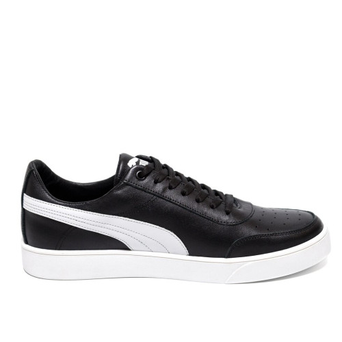 Кеды мужские кожаные черные Puma SCUDERIA