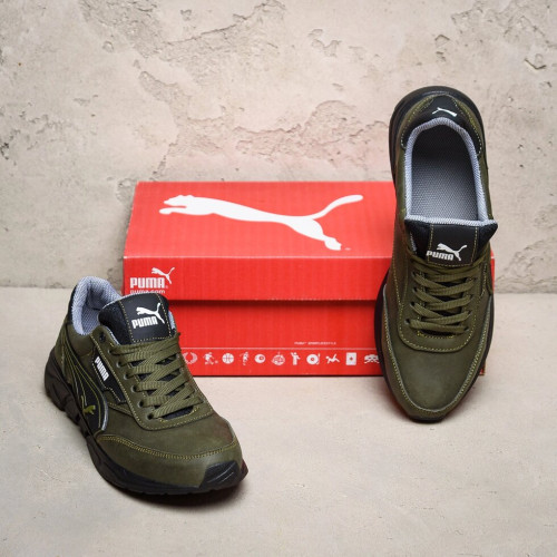 Кожаные мужские кроссовки Puma Anzarun